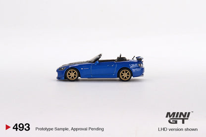 MINI GT 1/64 Honda S2000 (AP2) Mugen Monte Carlo Blue Pearl