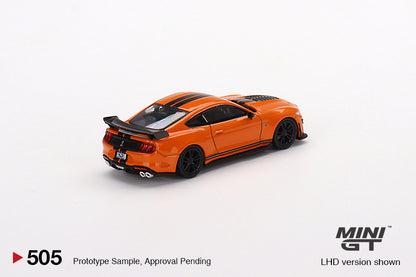 MINI GT 1/64 Ford Mustang Shelby GT500 Twister Orange