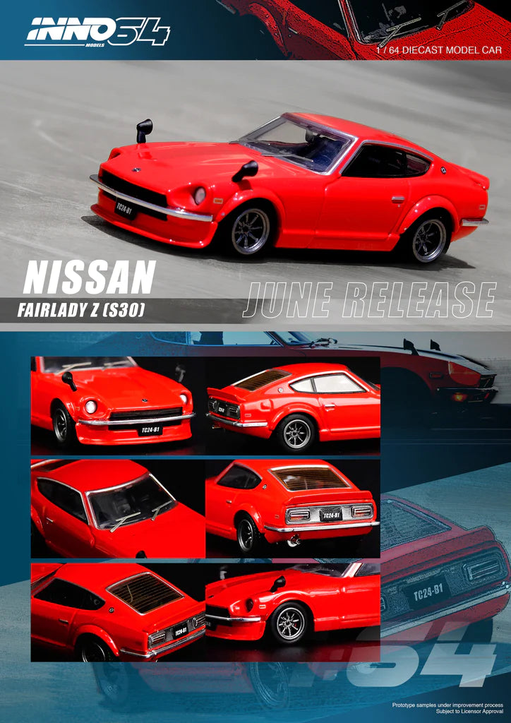 INNO64 1/64 Nissan 240Z Red