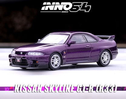 INNO64 1/64 NISSAN SKYLINE GT-R R33 MIDNIGHT PURPLE