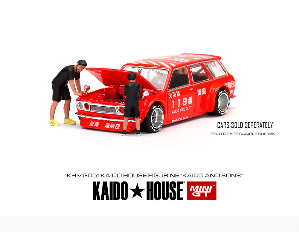 KAIDO HOUSE 1/64 Figurine Set of 4 Kaido &amp; Sons – Limited Edition