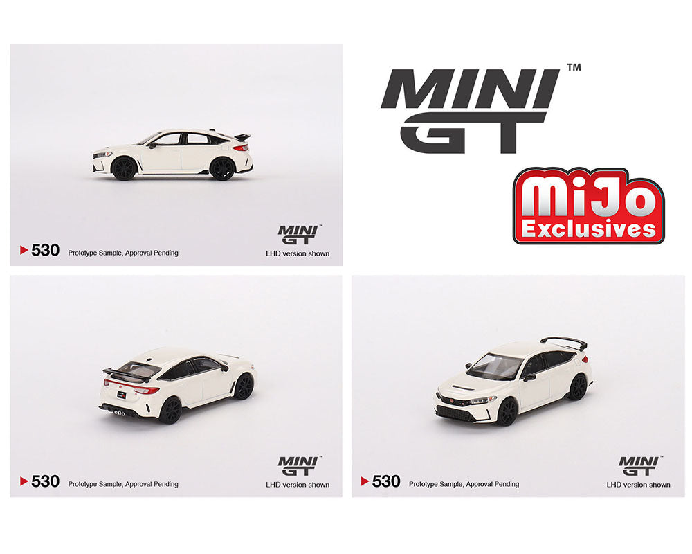 MINI GT 1/64 Honda Civic Type R Championship 2023 – White – Mijo Exclusives