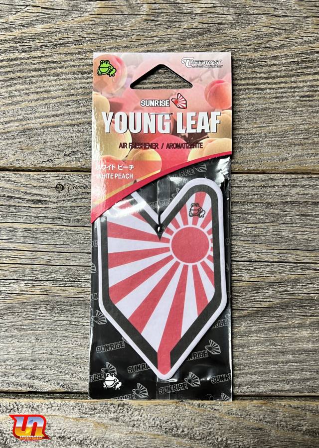 TREE FROG SUNRISE YOUNG LEAF WHITE PEACH AIR FRESHENER