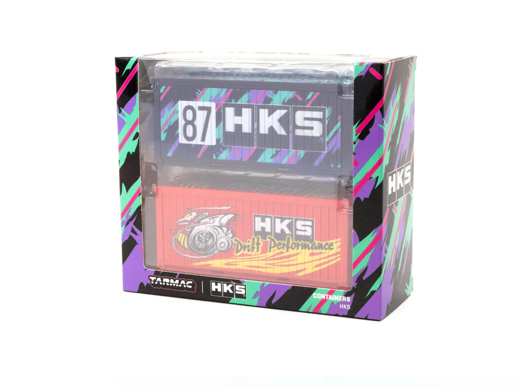 Tarmac Works 1/64 Accessories Containers Set - HKS