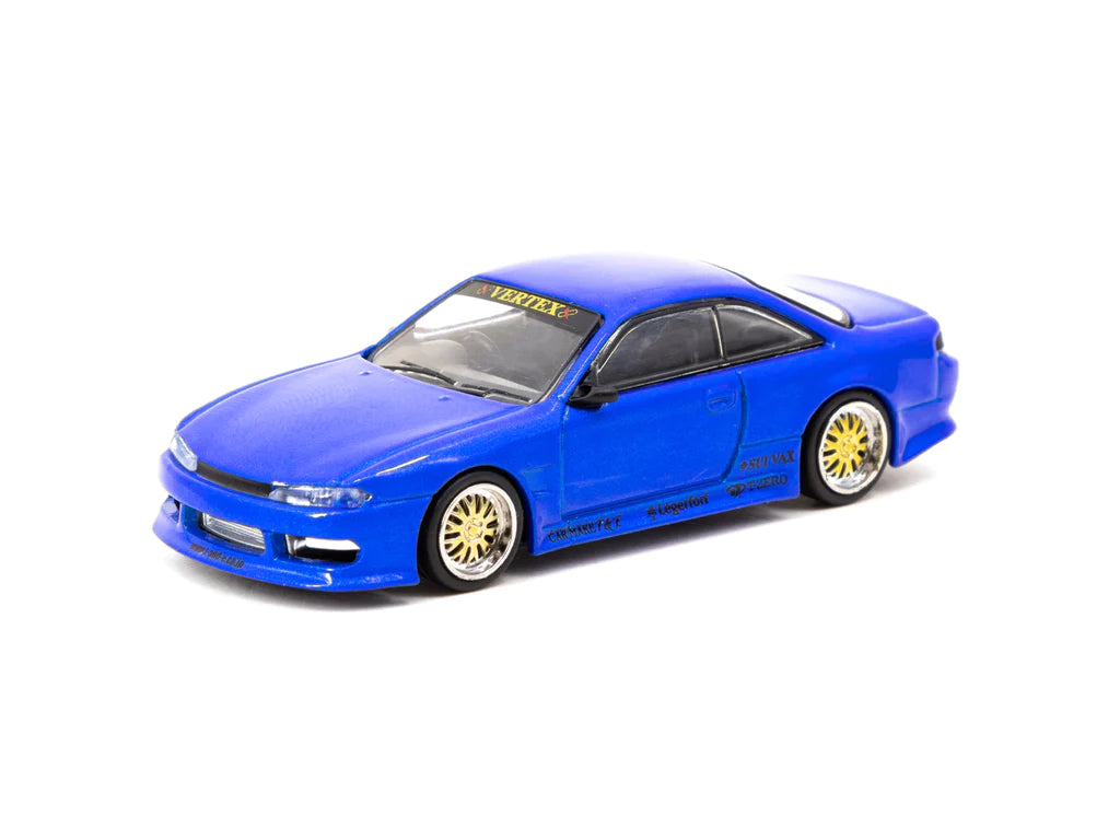 Tarmac Works 1/64 VERTEX Nissan Silvia S14 Blue