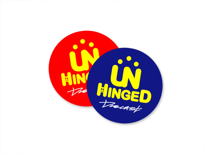 UNHINGED &quot;HOBBY OFF CIRCLE&quot; tribute sticker pack